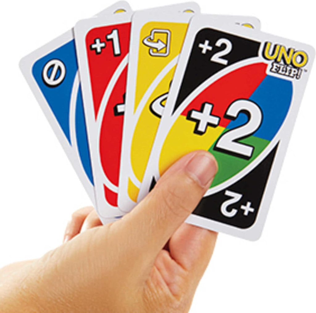 UNO FLIP! card game in travel storage tin – 2 to 10 players, ages 7+, photo 4