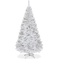 White artificial Christmas tree 6ft (180cm) with metal stand, photo 1