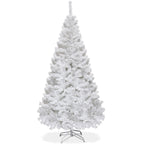 White artificial Christmas tree 6ft (180cm) with metal stand, photo 1