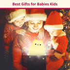 Kitty silicone night lamp with remote – rechargeable 7-color LED light, photo 3