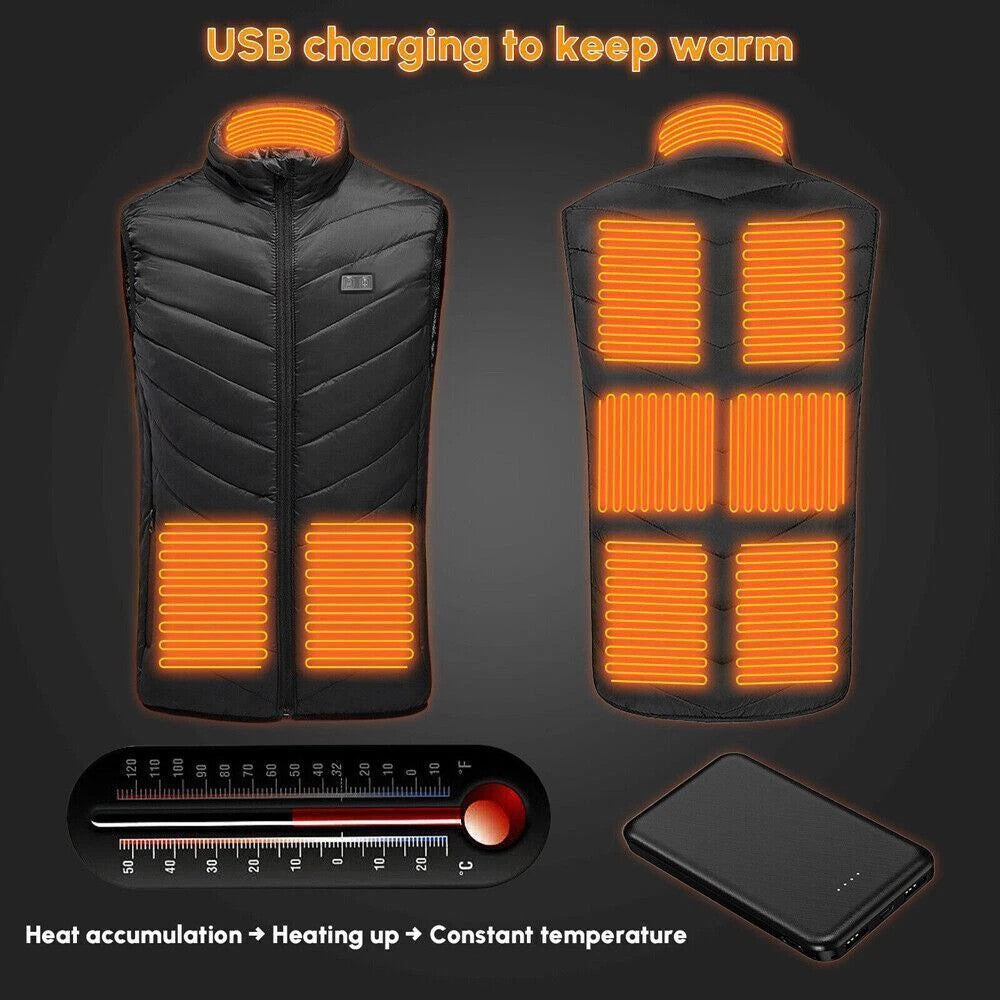 9-zone heated vest with 10,000mAh power bank, photo 6